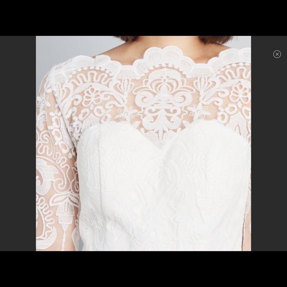 Modcloth White Lace Maxi Gown Super RARE - Picture 3 of 7